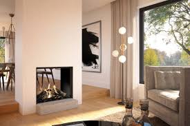 It is installed into the dividing wall between two rooms. Double Sided Fires Tunnel Fireplaces The Fireplace Studio