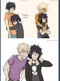 Demigods react to fanart and stuff. Solangelo Percy Jackson Books Percy Jackson Funny Percy Jackson Characters