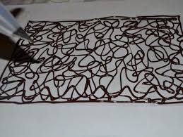 Buche Chocolat Caramel Et Insert Creme Brulee La Cuisine De Karinette Dessin Chocolat Recette Buche Chocolat Decoration Chocolat