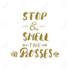 Bernard kelvin clive > quotes > quotable quote today, just take time to smell the roses, enjoy those little things about your life, your family, spouse how do i know whether the content in stop and smell the flowers quote is true or not? Stop And Smell The Roses Handdrawn Inspirational Quote Gold Royalty Free Cliparts Vectors And Stock Illustration Image 52266295