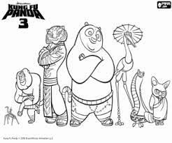 The panda dreams of mastering the skill of kung fu. Kung Fu Panda Coloring Pages Printable Games