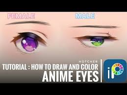 How to draw anime eyes: Ibispaintx How To Draw And Color Anime Eyes Tutorial Youtube Anime Eyes Anime Art Tutorial How To Draw Anime Eyes