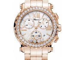 صور ساعات حريمي ورجالي سيدات مصر floating diamonds chopard rose gold case