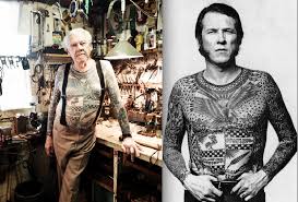 Tattoo Legend Lyle Tuttle Says Don T Get One Stay Unique Vintage Style Tattoos Long Sleeve Tshirt Men Vintage Tattoo