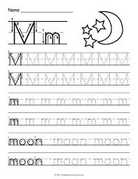 Free Printable Tracing Letter M Worksheet Signlanguage Letter Tracing Printables Letter M Worksheets Letter Worksheets For Preschool