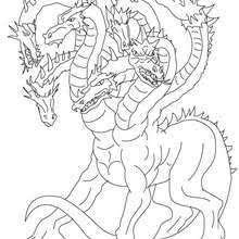 Keep up the good job guys Lernean Hydra The 100 Heads Water Dragon Coloring Page Monster Coloring Pages Dragon Coloring Page Dragon Coloring Pages