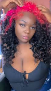 ladies, what summer look are you serving? 👀 LINK TO WIG:  https://amzn.to/4mfqgnS 💕😵‍💫 #SkunkPatch #amazonwig #pinkhair  #amazonfinds #amazonreview #fyp #explore #follow #deepwave #gluelesswig  #wigs #wigstylist #wiginfluencer #chicagohairstylist ...