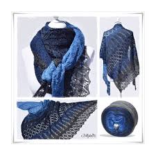 (oh okay, maybe not sarah lund, she's too busy solving. Knitting Pattern Lace Shawl Blue Moutain