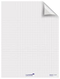 Amazon Com Legamaster Magic Chart Gridded White 1590 00