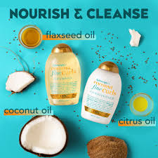 But how can an organic product stop your hair from shedding? Buy Ogx Lightweight Coconut Fine Curls Shampoo Lightweight Shampoo For Curly Hair Coconut Water Shampoo Flaxseed Oil Citrus Oil 13 Fl Oz Online In Indonesia 495343940