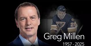 The OJHL is saddened by the passing of Greg Millen, a veteran of 14 NHL  seasons as a goaltender and more than three decades as a TV analyst