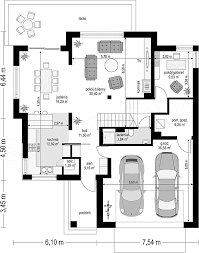 projekt domu szmaragd 5 haus grundriss haus design plane haus mit garage