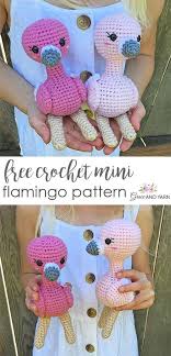 Free Mini Crochet Flamingo Pattern Crochet Flamingo Flamingo Pattern Crochet Animal Patterns