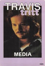 Travis Tritt Backstage Pass Purple Cloth Media Pass Variant