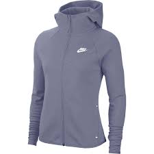 Womens Nike Windrunner Tech Fleece Jacket Stellar Indigo