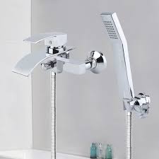 Kinse Robinet Mural De Baignoire Cascade Avec Douchette A Main Mitigeur Encastre Pour Salle De Bain Style Contemporain Achat Vente Robinetterie Sdb Kinse Robinet Mural De Ba Cdiscount