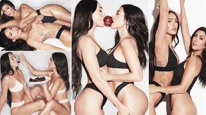 Megan Fox And Kourtney Kardashian Stripped Down to Their Underwear For Kim  Kardashians Skim Campaign