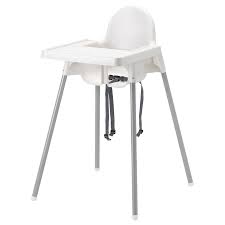 Antilop Kinderhochstuhl Mit Tablett Weiss Silberfarben Ikea Osterreich Kinderhochstuhl Hochstuhle Stuhle