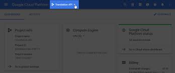 In the google api console or the google cloud platform console, select or create a project. Generate Google Api Key Translatepress