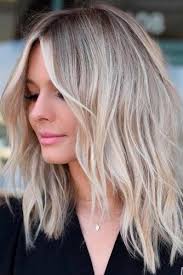 They are easier to style than short or long haircuts, while they still offer much freedom for variety and experiments. Chic Blonde Hairstyles With Layeres Layredhairst Hairs London