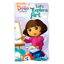 Dora the Explorer Pacote de atividades ~ Livro de colorir, livro de  tabuleiro e adesivos!
