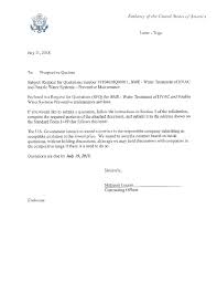 Quotations may be submitted on or before august 14, 2015 and via (choose appropriate box) ☒ Letter Request For Quotation U S Embassy In Togo