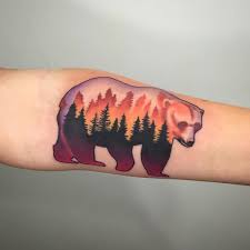 Maybe you would like to learn more about one of these? 4 054 Likes 187 Comments Dan Pemble Danpemble On Instagram Bear Trees Bear Trees Silhouette Tattoo Sacredtattoo Bear Tattoo Tattoos Bear Tattoos