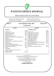 Check spelling or type a new query. Patents Office Journal Irish Patents Office