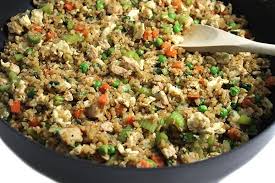 Amazing Skinny Chicken Fried Cauliflower Rice With Weight Watchers Points Skinny Kitchen