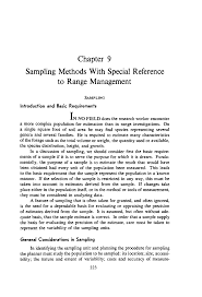 Sampling methods and research designs chapter 4 topic slide types of research 2 lurking and confounding variables 8 what are subjects? Sampling Methods With Special Reference To Range Management Basic Problems And Techniques In Range Research The National Academies Press