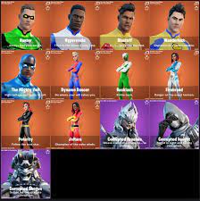 Outfits (aka skins) are a type of cosmetic item players may equip and use for fortnite: Fortnite Update 14 10 Adds Superhero Skin Customisations And Legendary Emote Gaming Entertainment Express Co Uk