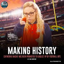 Laut adam schefter haben die minnesota vikings gebeten, catherine raiche, vp of football operations bei eagles, . Eagles Nation On Twitter Catherine Raiche Will Have Her Work Cut Out For Her In The Upcoming Season At The Eagles Helm Https T Co Tnjspm7j1v Twitter