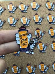 Bugs Bunny Michael S Secret Stuff Custom Enamel Pin Pins Etsy Enamel Pins Pin Michaels Secret Stuff