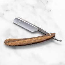 Rasoir Droit Forge A La Main Au Colorado Par Shavesmith Exclusivement Pour Rituels Lame 6 8 En Acier Au Carbone A Bout Francais Rituels Rasoir Soin Homme
