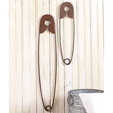 Set Of 2 Large Hanging Safety Pins Rustic Color Laundry Room Wall Home Decoration Walmart Com Laundry Room Lighting Laundry Room Wall Decor Rustic Laundry Rooms