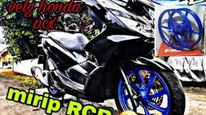 Jago warna pelek pcx.candi semi croom. Repaitn Velg Honda Pcx Blue Candy Mirip Rcb Auto Ganteng Youtube