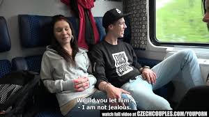 FFMM] Hot sex video real teens fucks in Czech train for money