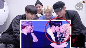 Jungkook is the only member who tries to avoid interactions with girls and female idols to prevent shipping. Bts Reaction To Lizkook Video Fan Made Youtube