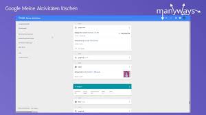 Google Meine Aktivitaten Loschen Youtube