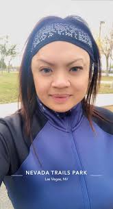 Trail running in Las Vegas with friends