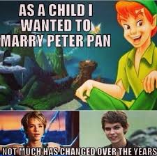 This Is Probably The Truest Thing I Ve Ever Seen Peter Pan Robbie Kay Peter Pan Disney Memes