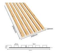 Doghe su pannello HDF 30x275 cm Rovere naturale ...