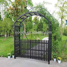Tall graphite powder coated finish. Large Garden Arch With Gate Outdoor Entrance Arbor Wedding Event Vine Climber Buy Wooden Arch Garden Arch Flower Arch Garden Arch With Gate Garden Arches And Arbors Product On Alibaba Com