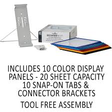 All products from desk reference system category are shipped worldwide with no additional fees. Durable Instaview Expandable Desktop Reference System With Assorted Borders 10 Panels Walmart Com Walmart Com