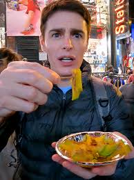Trying Masala Star Fruit in Delhi, India