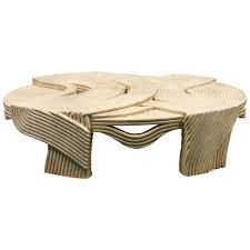 This piece is a unique coffee table that works wonderfully both indoors and outdoors under cover. 1970 S Rope Coffee Table At 1stdibs