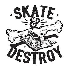 Skate and destroy tattoo a pic i made for my buddys skate crew rate 1000s of pictures of tattoos, submit your own tattoo picture or just rate others. 7ea4a622544633 5631478fbc2c1 Jpg 600 600 Skateboard Art Skate Tattoo Skate Art