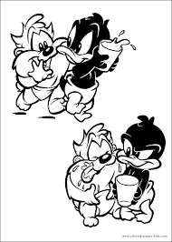 When it gets too hot to play outside, these summer printables of beaches, fish, flowers, and more will keep kids entertained. Baby Looney Tunes Color Page Coloring Pages For Kids Cartoon Characters Coloring Pages Printable Coloring Pages Color Pages Kids Coloring Pages Coloring Sheet Coloring Page
