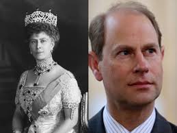 Striking resemblance between two more well known RF members: Queen Mary and  her great grandson Edward, Duke of Wessex, and hopefully soon to be Duke of  Edinburgh : r/BRF