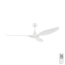 A sophisticated focal point for any room, the trudeau 60 in. Eglo Noosa Dc Ceiling Fan With Remote Cct Led Light White 60